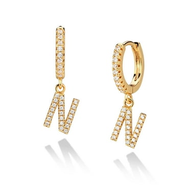 18k Rose Gold Plated Cubic Zirconia Stud Earrings for Women Girls Gifts Idea 18k Rose Gold Plated Cubic Zirconia Stud Earrings for Women Girls Gifts Idea